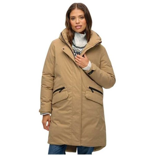 Superdry svetlobraon ženska parka Slike