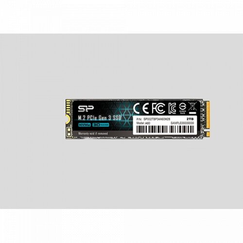 Silicon Power SSD M.2 NVMe A60 Gen 3 256GB, 2100MB/s/1200MB/s SP256GBP34A60M28 Cene