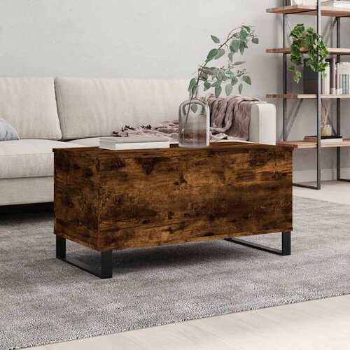  Stolić za kavu boja hrasta 90 x 44,5 x 45 cm konstruirano drvo Cijene