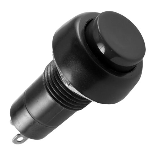  Taster okrugli za montažu crni 3A 250V (SP10BK) Cene