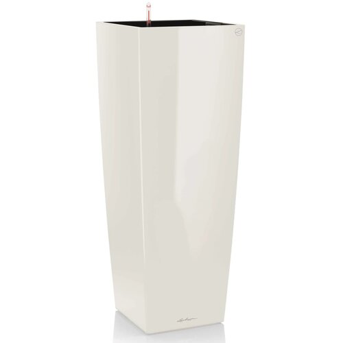 LECHUZA Cvetlično korito Cubico Alto 40 ALL-IN-ONE visok sijaj belo Cene