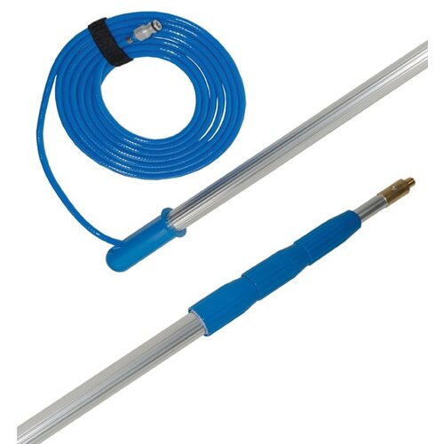 LEWI teleskop za čišćenje prozora i solarnih panela Professional Tools sa integrisanim crevom za vodu 8m Slike