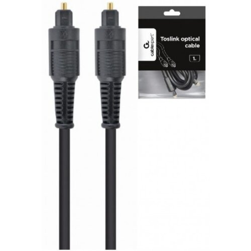 Gembird Avdio / Video kabel - Toslink (M) - Toslink (M) kabel, 1 m, črna (CC-OPT-1M), (5000491591) Slike