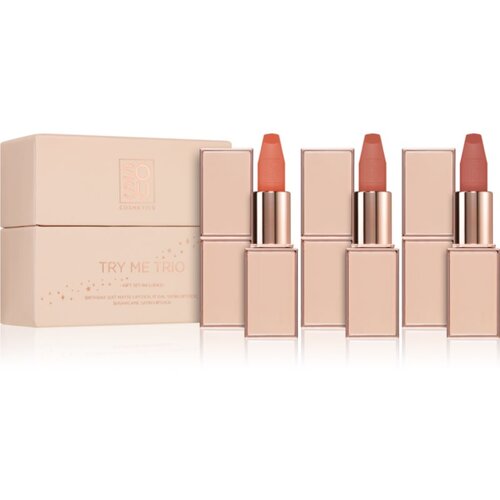 SOSU Cosmetics Try Me Trio set ruževa za usne Slike