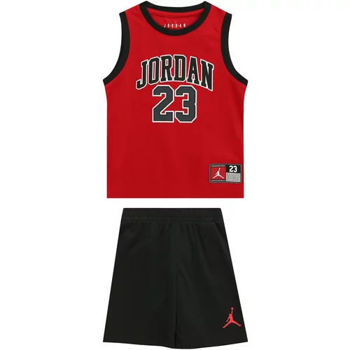 Jordan Odjeća za vježbanje crvena / crna