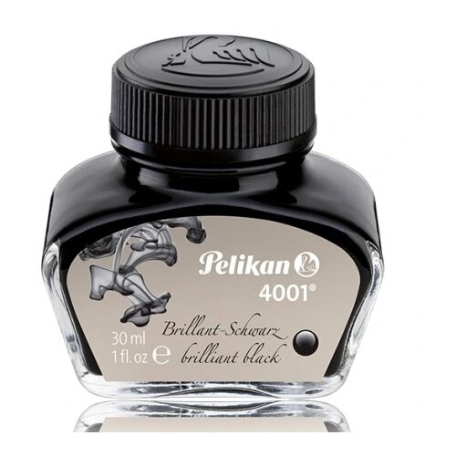 Pelikan ČRNILO 4001, 30 ML BRILLIANTNO ČRN 301051 Slike
