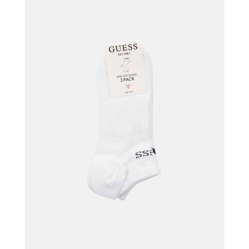 Guess Nogavice U4YG50 Z3F60 SNEAKER SOCKS 3 PACK Bela Slike