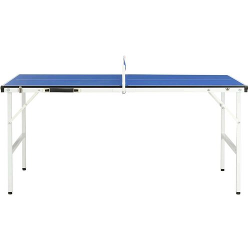 VidaXL stol za stolni tenis s mrežom 152 x 76 x 66 cm plavi Slike