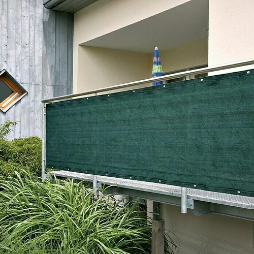 Balkonska zaštita od pogleda po dužnom metru (Visina: 0,9 m, Metraža, Zelene boje)