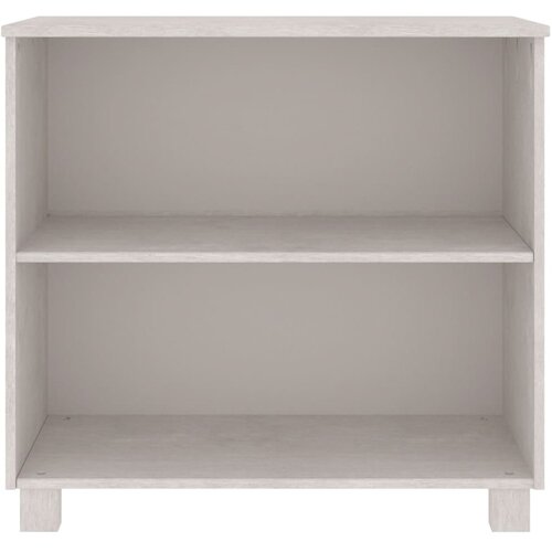  Komoda HAMAR bijela 85 x 35 x 80 cm od masivne borovine Slike