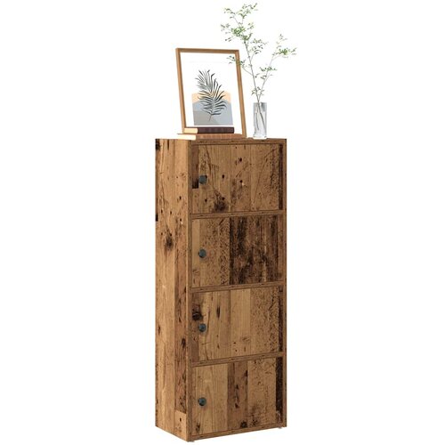 vidaXL Regal za knjige boja starog drva 40x24x102 cm drveni Cijene