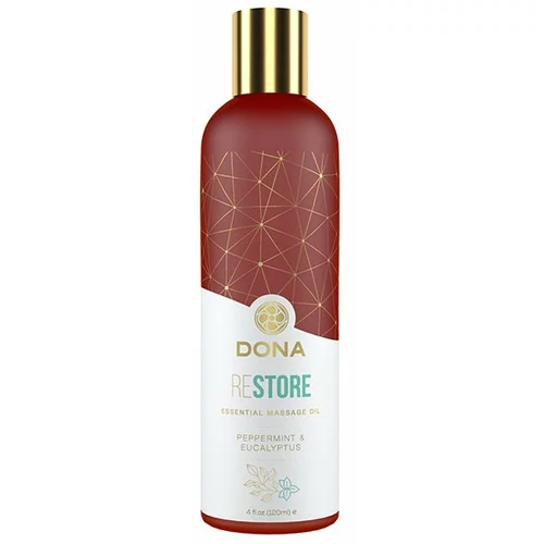 DONA by JO Restore - vegansko ulje za masažu - pepermint-eukaliptus (120 ml)