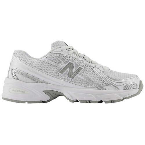 New Balance Modne superge 740 Big Kid &amp;#039;White Silver Metallic&amp;#039; Bela Slike