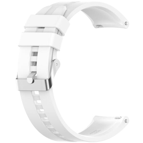  Silikonski remen za pametni sat &amp;quot;classic&amp;quot; bijeli 22mm Slike
