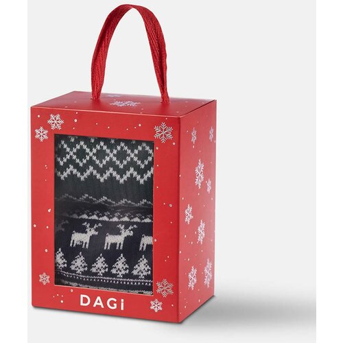 Dagi Men's Multicolor Deer Patterned 2 Pack Christmas Socks Cene