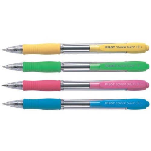 Pilot Kemijska olovka Super Grip F, Zelena Slike