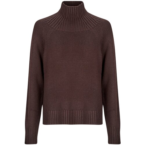 Michael Kors Puloverji SOLID TNK EASY SWEATER Kostanjeva Cene