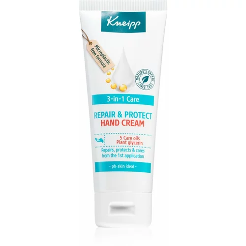 Kneipp Repair & Protect Hand Cream regenerirajuća i hranjiva krema za opterećenu kožu na rukama 75 ml