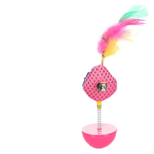 Flamingo Igračka za mačke Tumbler mini, Roze Cene