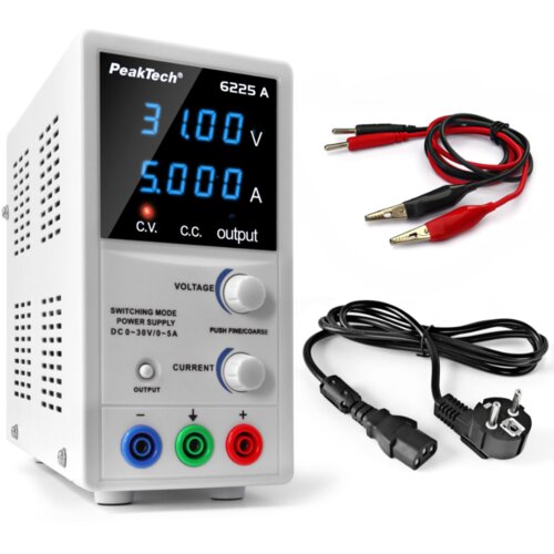  Laboratorijska jedinica PKT-P6225A 0-30V 0-5A PEAKTECH Cijene