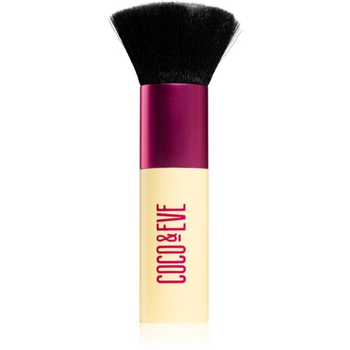Coco & Eve Sunny Honey Deluxe Vegan Kabuki Brush čopič za ličenje Kabuki za telo in obraz 1 kos Cene