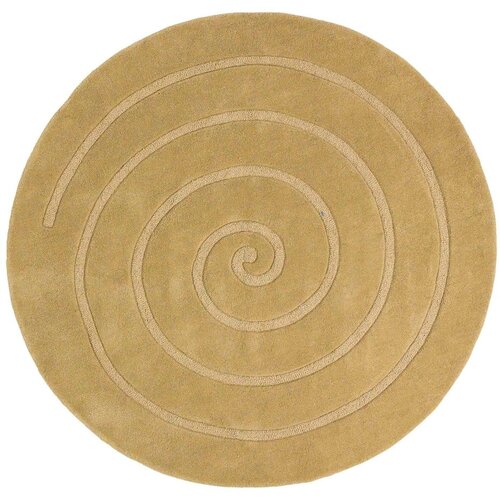 Think Rugs Bež volnena preproga Think Rugs Spiral, ⌀ 140 cm Cene