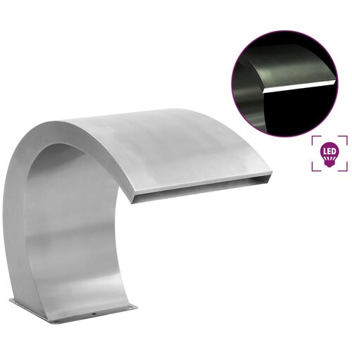 FONTANA za bazen s LED svjetlima nehrđajući čelik 30x60x45 cm Cijene