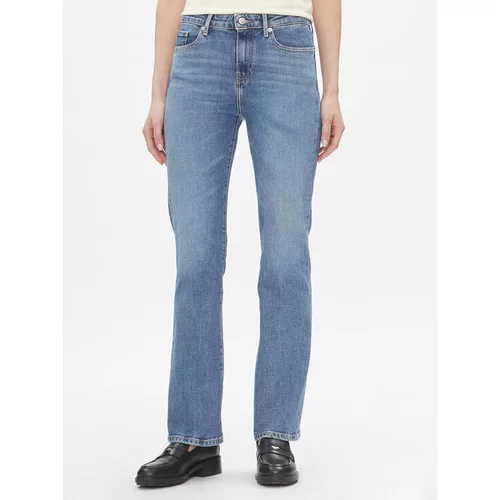 Tommy Hilfiger Jeans hlače Bootcut Rw Mel WW0WW40619 Modra Slim Fit