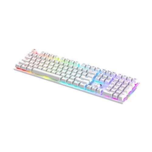  Tastatura mehanicka zicna maxfit 108 rgb mk855 bela (red switch) fantech ( IT1014 ) Slike