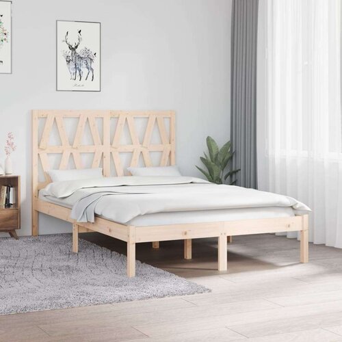  Posteljni okvir iz trdne borovine 120x190 cm, (20684283) Slike