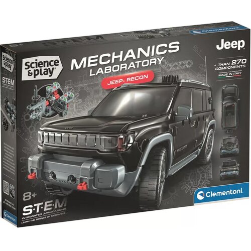 Clementoni Science &amp;amp;amp, Play: Mehanička radionica &amp;ndash; Jeep Recon građevinski set - Slike