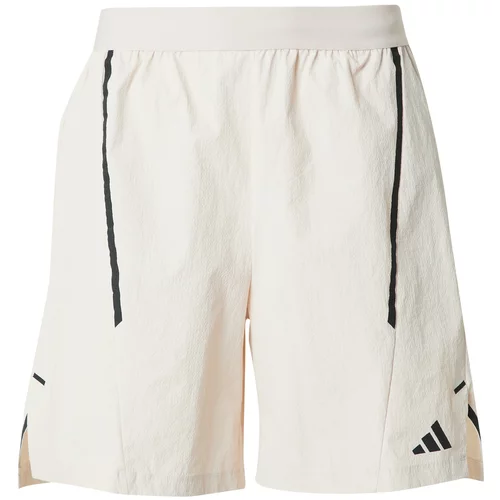 Adidas Sportske hlače 'D4T Adistrong Workout' sivkasto ljubičasta (mauve) / crna