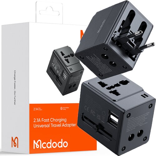 McDodo polnilec usb adapter adapter angleški vtič uk eu us, (21747896) Cene