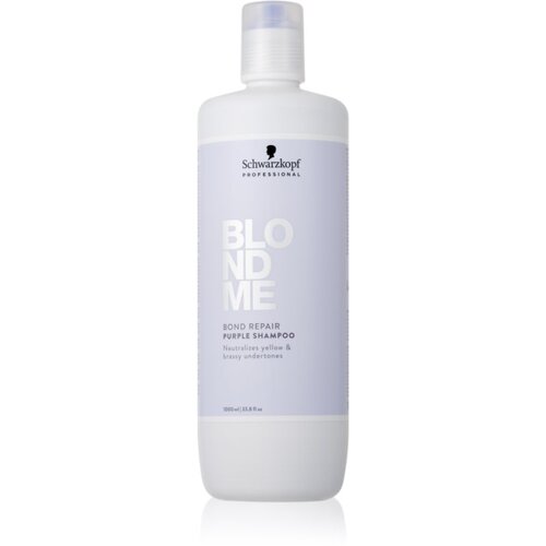 Schwarzkopf Professional Blondme Bond Repair Purple Shampoo vijoličen šampon za blond lase 1000 ml Cene