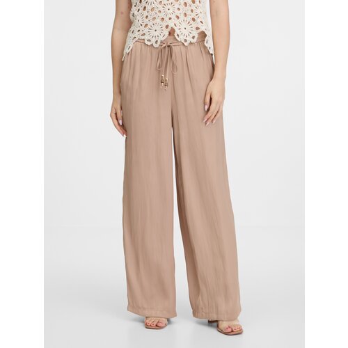 Orsay Beige Women's Wide Leg Trousers - Women's Cene