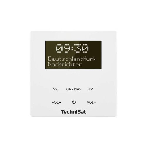 Technisat DIGITRADIO UP 55, wei&amp;szlig; plug-in radio DAB+ (1012), UKW (1014) Bluetooth&amp;reg;, DAB+, UKW uklj. kutija zvučnika, funkcija alarma bijela Slike