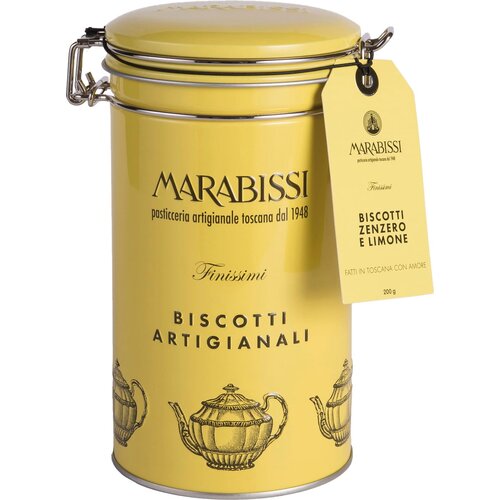  Biscotti v pločevinki - limona in ingver - 200 g Cene