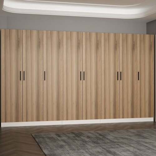 Hanah home ormar Noah-8229, 360x210x35 cm, Boje hrasta Cene