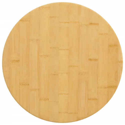 vidaXL Stolna ploča Ø50x4 cm od bambusa
