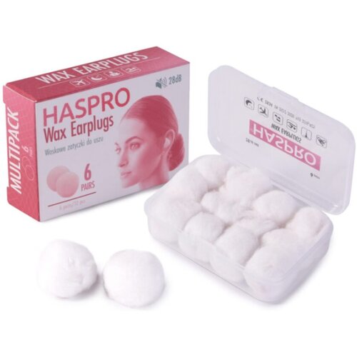 Haspro Vo&amp;scaron;tani čepići za u&amp;scaron;i (12 komada) Slike