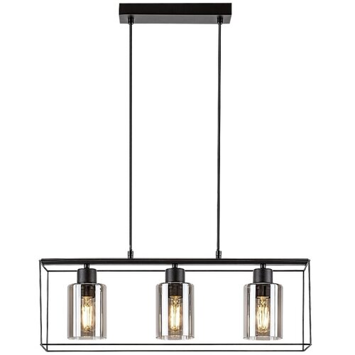 Rabalux visilica chadwick E27 3x max 25W crna (72033) Slike