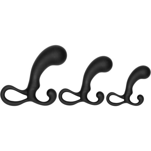 SONO No.93 Prostate Stimulation Set 3-Piece Black Cene