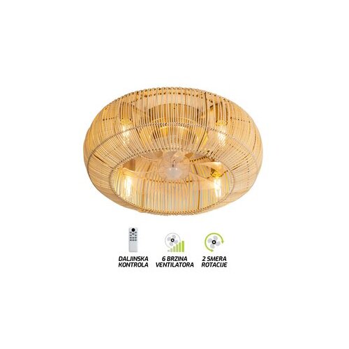  Forma Plafonska lampa sa ventilatorom FV7001-49 NT Slike