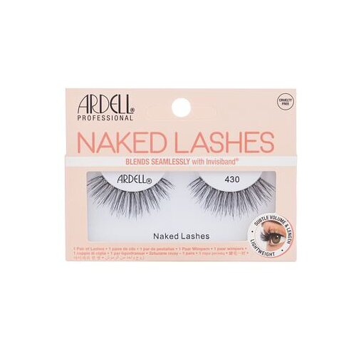 Ardell Naked Lashes 430 umetne trepalnice za naravni izgled 1 ks odtenek Black Cene