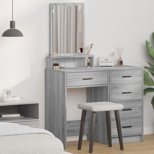 vidaXL Siva sonoma Konstruirano drvo, Staklo 50 x 41 x 140 cm Pohrana Cijene
