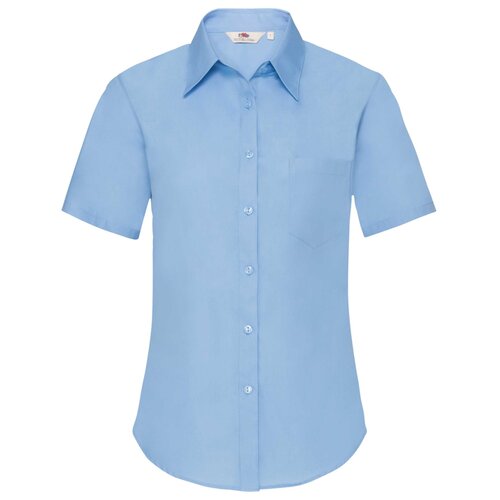 Fruit Of The Loom F18&amp;bull;LADIES SHORT SLEEVE POPLIN SHIRT Slike