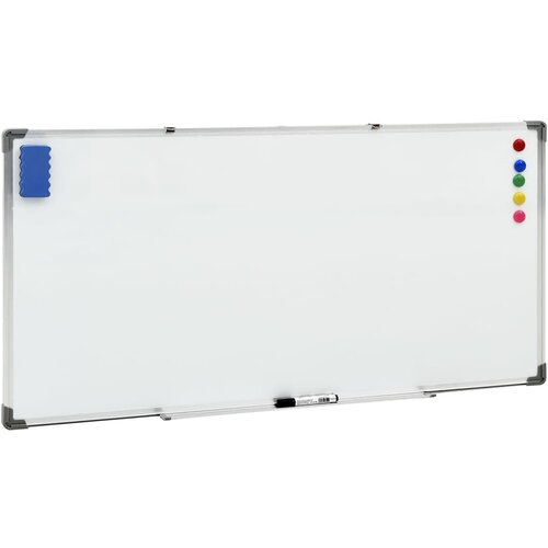 VidaXL Magnetna ploča bijela 110 x 60 cm čelična Slike