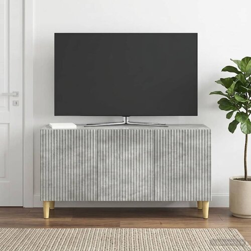  ormar 99 x 34,5 x 50 cm Betonska siva Konstruirano drvo Slike