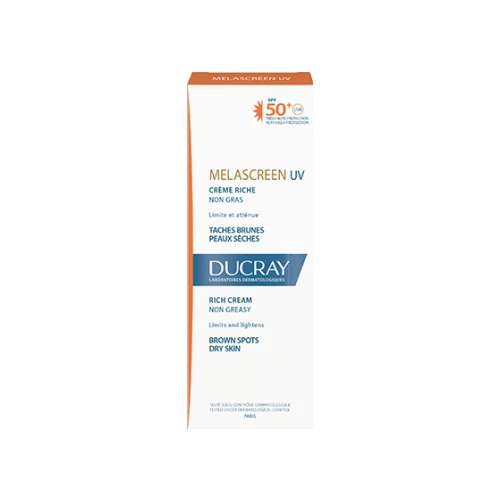 Ducray Melascreen UV ZF50+, bogata krema za zaščito pred hiperpigmentacijami