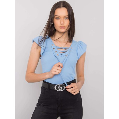 Italy Moda Blouse-DHJ-BZ-13301.34P-light blue Cene